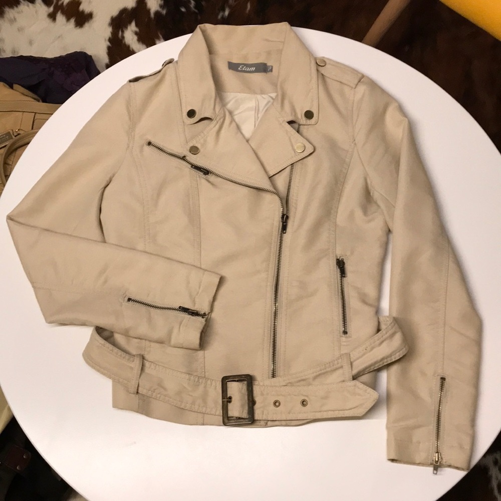 Etam cream/tan jacket